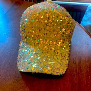 Super fun sequin baseball hat!